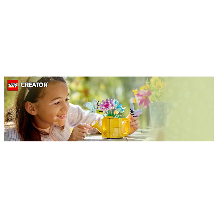 LEGO Creator 3 en 1 Flores en Regadera 31149, 420 piezas