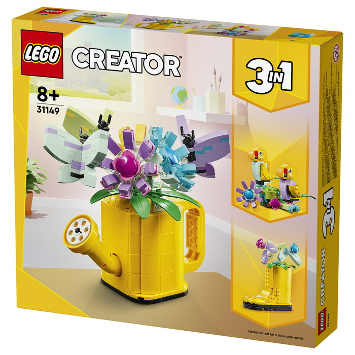 LEGO Creator 3 en 1 Flores en Regadera 31149, 420 piezas