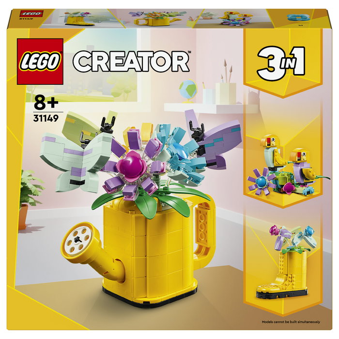 LEGO Creator 3 en 1 Flores en Regadera 31149, 420 piezas