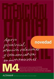 Apoyo psicosocial, atención relacional y comunicativa en instituciones, Altamar - ALTAMAR EDITORIAL