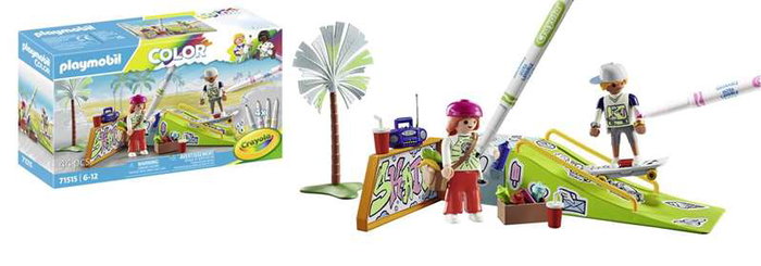 PLAYMOBIL Color Skatepark 71515 PLAYMOBIL Color Skatepark 71515