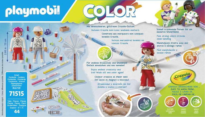 PLAYMOBIL Color Skatepark 71515 PLAYMOBIL Color Skatepark 71515
