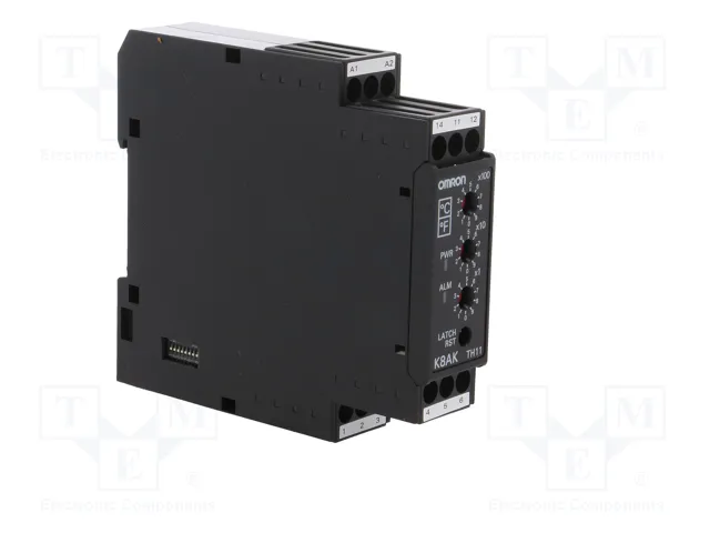 OMRON Relé de monitorización de temperatura K8AK-TH11S 24VAC/DC SPDT