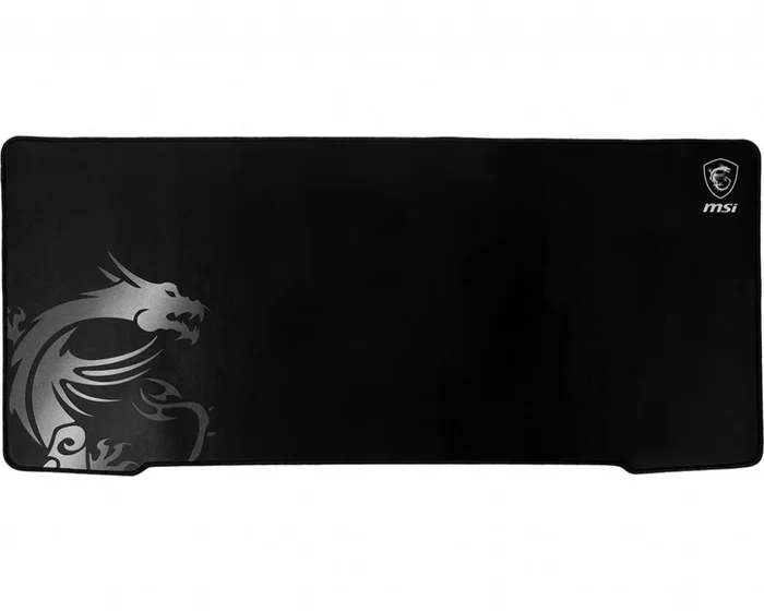 MSI Agility GD70 Alfombrilla de Ratón Gaming Tela 900x400mm Negro con Bordes Rematados y Contra Enrollamiento