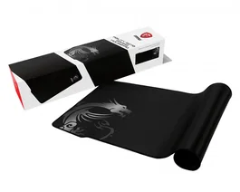 MSI Agility GD70 Alfombrilla de Ratón Gaming Tela 900x400mm Negro con Bordes Rematados y Contra Enrollamiento