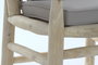 DKD Home Decor Sillón Balines Gris Claro Natural 80 x 92 x 65 cm