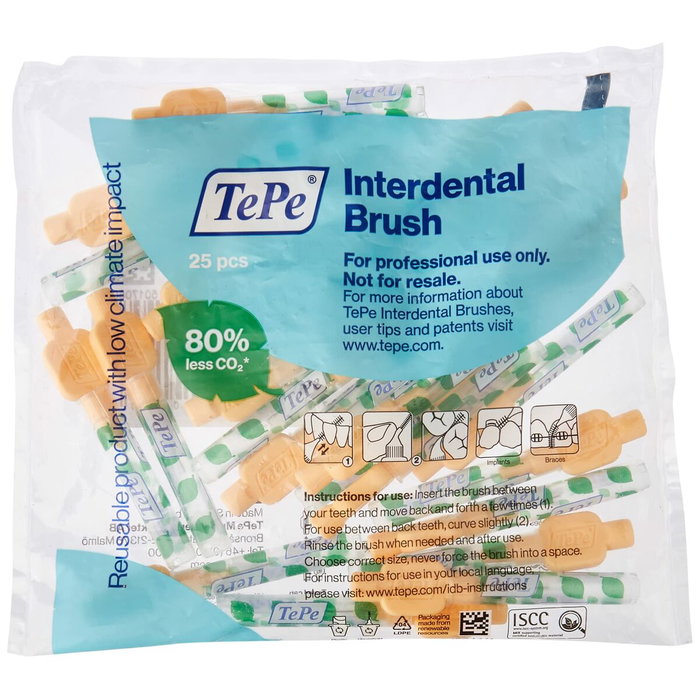 Tepe Cepillos Interdentales Extra Soft 0,45 mm Naranja 25 Piezas