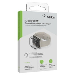 Belkin TemperedCurve Protector de Pantalla para Apple Watch Series 4-10 y SE (40/41mm)