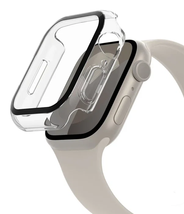 Belkin OVG003zzCL Protector de Pantalla Blanco Transparente para Apple Watch SE/Series 4/5/6/7/8/9/10