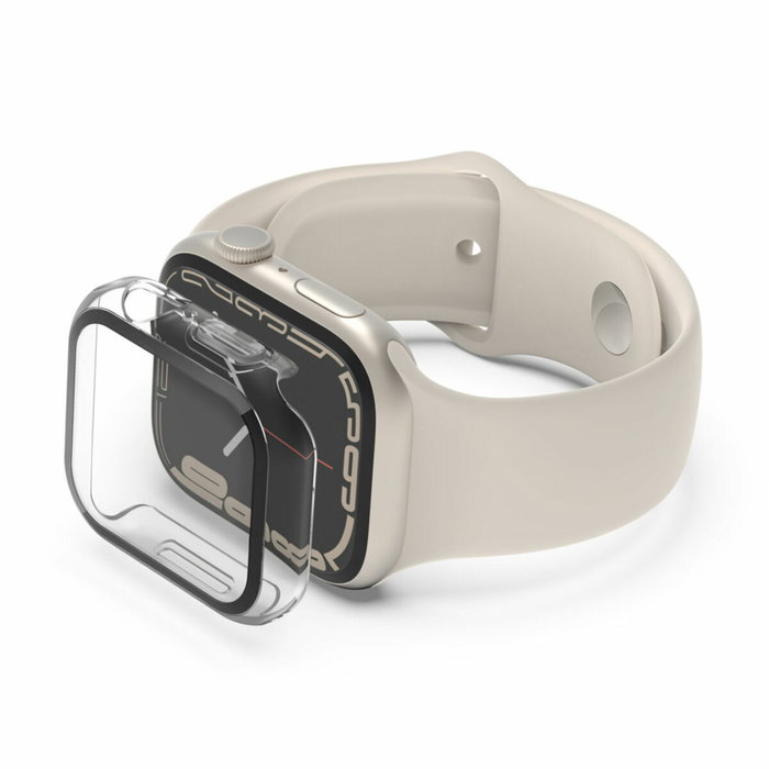 Belkin Serie TemperedCurve Bumper Protector de Pantalla para Apple Watch Series 4-9 / SE 1-3 / Clásico 40mm 41mm