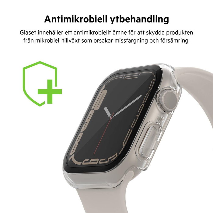 Belkin Serie TemperedCurve Bumper Protector de Pantalla para Apple Watch Series 4-9 / SE 1-3 / Clásico 40mm 41mm