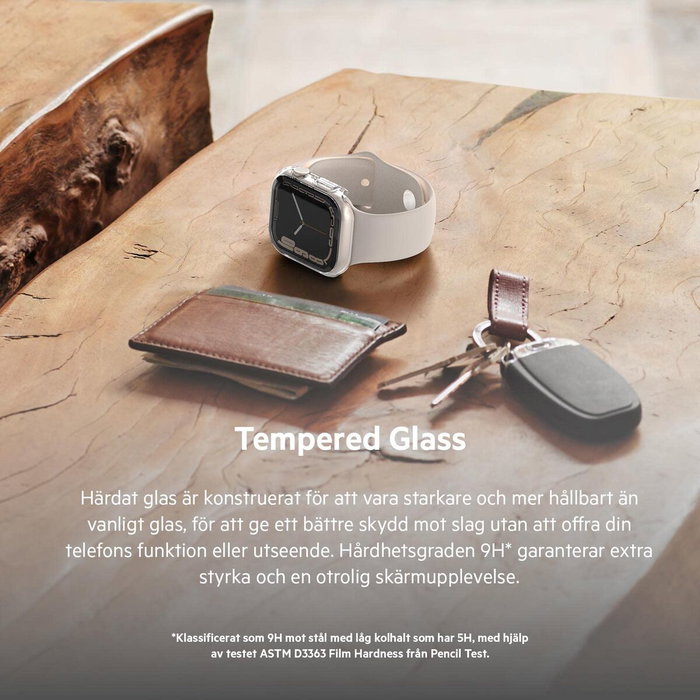 Belkin Serie TemperedCurve Bumper Protector de Pantalla para Apple Watch Series 4-9 / SE 1-3 / Clásico 40mm 41mm
