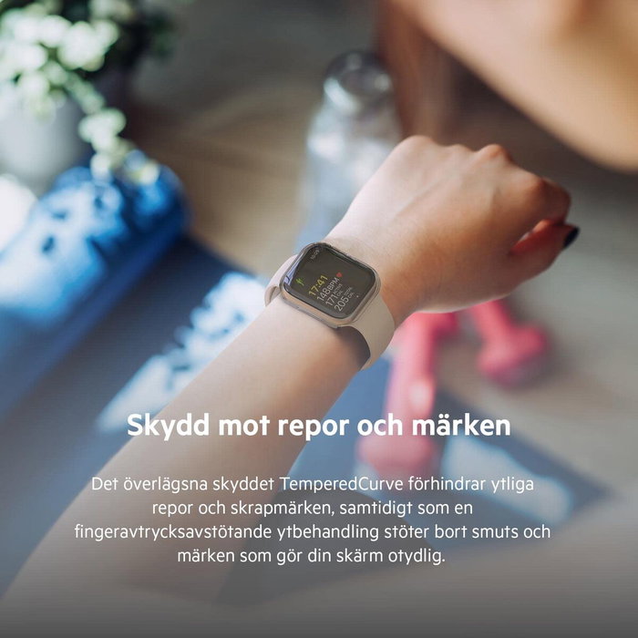 Belkin Serie TemperedCurve Bumper Protector de Pantalla para Apple Watch Series 4-9 / SE 1-3 / Clásico 40mm 41mm