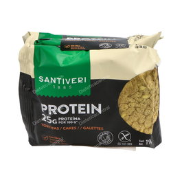 SANTIVERI Tortitas Proteina 3 Unidades x 57 Gr