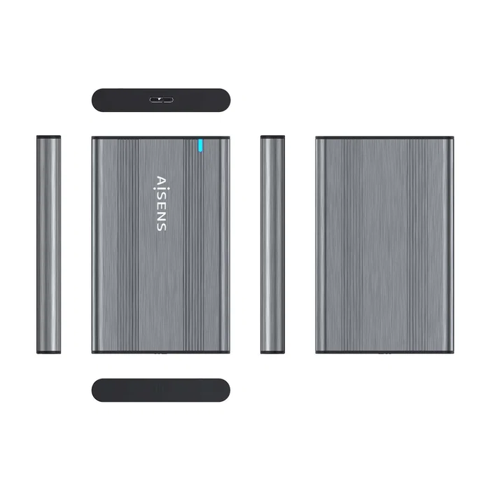 Aisens Caja Externa 2.5 pulg. SATA a USB 3.1 Gen1, Gris Aisens Caja Externa 2.5 pulg. SATA a USB 3.1 Gen1, Gris