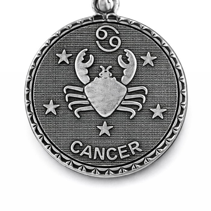 Alex And Ani Pulsera de Metal Cáncer Gris para Mujer