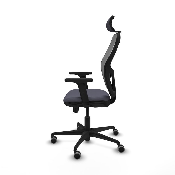 PIQUERAS Y CRESPO Silla de oficina Jorquera con mecanismo Sincro/Traslack, Gris