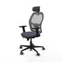 PIQUERAS Y CRESPO Silla de oficina Jorquera con mecanismo Sincro/Traslack, Gris