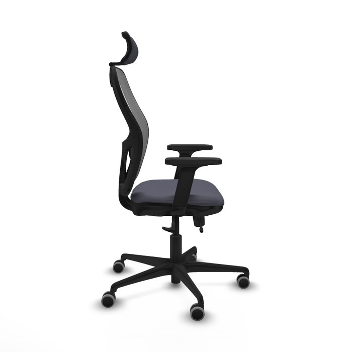 PIQUERAS Y CRESPO Silla de oficina Jorquera con mecanismo Sincro/Traslack, Gris