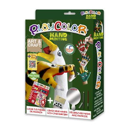 Maquillaje Playcolor Make Up Basic Pack Hand Painting (Maquillaje + Make Up Liner + Pincel + Espejo Infantil)