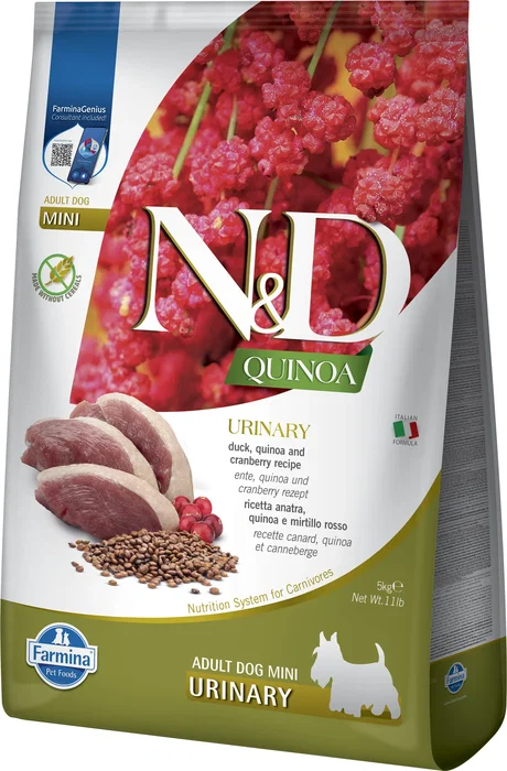 Farmina ND Dog Quinoa Urinary Mini 5kg Farmina ND Dog Quinoa Urinary Mini 5kg