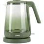 Livoo Hervidor de Agua Eléctrico DOD216V, 2200W, 1.7L, Vidrio, Color Verde, para Agua Caliente, Té y Café