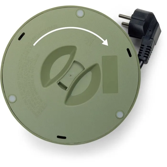 Livoo Hervidor de Agua Eléctrico DOD216V, 2200W, 1.7L, Vidrio, Color Verde, para Agua Caliente, Té y Café