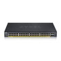 Zyxel XGS1935-52HP Smart Managed Switch 48x Gigabit, 4x 10G SFP+, PoE+