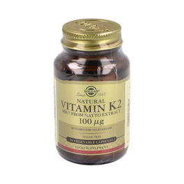 SOLGAR Vitamina K2 100Mcg Menaquinona-7 50 Cápsulas Vegetales Cardioprotectora