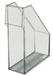 Leitz Revistero Exclusive de Plástico Lomo 90 mm Cristal