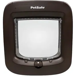 Petsafe PET0729849168114 Puerta para Gatos con Microchip Marrón