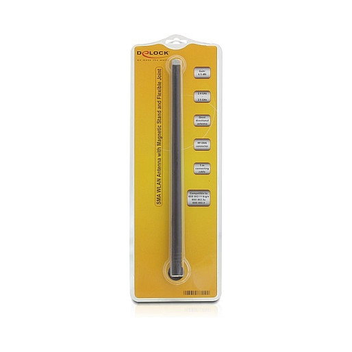 DeLOCK Antena WLAN RP-SMA Kippgelenk 2.4/5 GHz 6,5dBi 88410