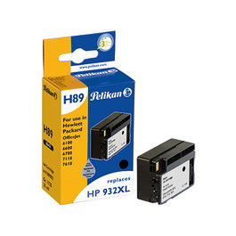 Pelikan Cartucho de Tinta Negro Remanufacturado para HP H89 HP932XL HP932XL