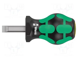 WERA Destornillador plano estándar STUBBY 8x1,2 mm