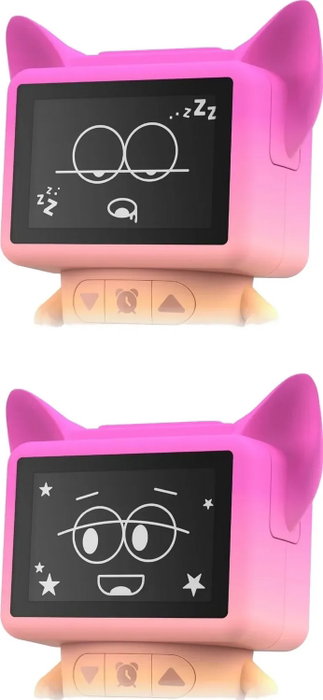 Wondee Reloj despertador bailarin con altavoz rosa Wondee Reloj despertador bailarin con altavoz rosa