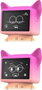 Wondee Reloj despertador bailarin con altavoz rosa