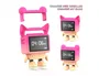 Wondee Reloj Despertador Digital Bailarín con Movimiento y Altavoz, Rosa, Pantalla LED, Alimentación USB, para Escritorio o Mesilla de Noche