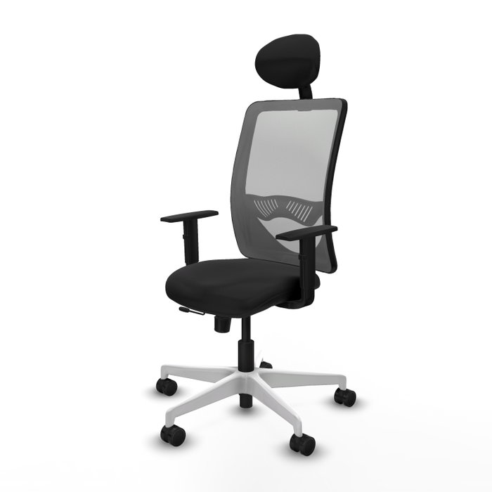 PIQUERAS Y CRESPO Silla de oficina Zulema con mecanismo Sincro/Traslack, Negro y Gris PIQUERAS Y CRESPO Silla de oficina Zulema con mecanismo Sincro/Traslack, Negro y Gris