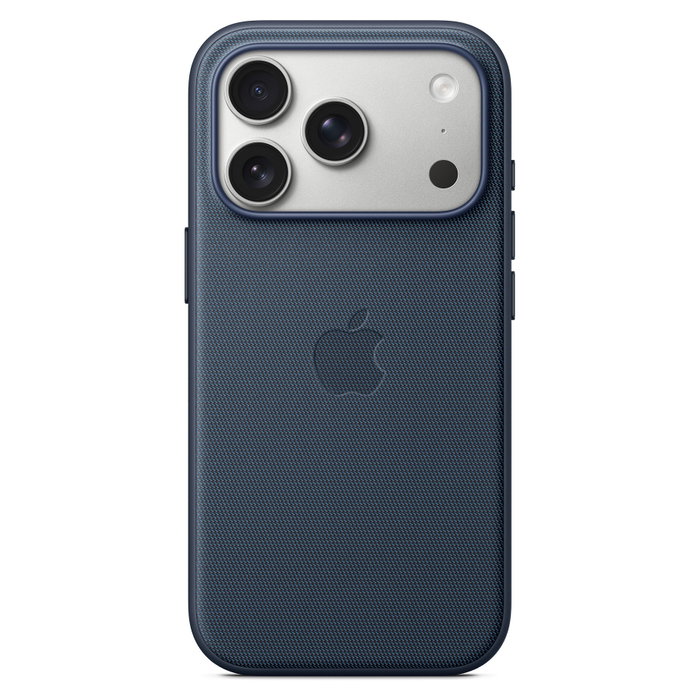 Apple Funda de tela TechWoven con MagSafe para iPhone 17 Pro - Azul