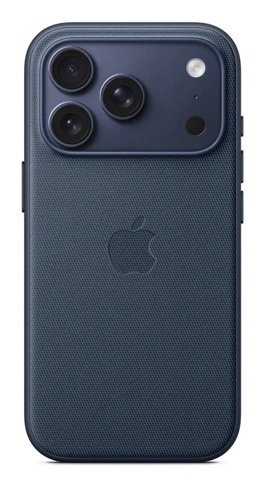 Apple MGF44ZM/A Funda Techwoven con MagSafe para iPhone 17 Pro - Azul - Tela de Poliéster Reciclado y TPU - Resistente a Caídas y Compatible con Carga Inalámbrica