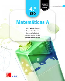 Matematicas A 4. ESO, ALCALDE, J.A. - MC GRAW HILL INTERAMERICANA