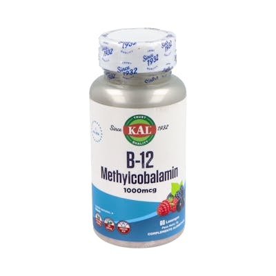 KAL Metilcobalamina 1000 mcg Fresa 60 comprimidos