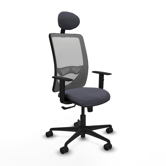 PIQUERAS Y CRESPO Silla de oficina Zulema con mecanismo Sincro, Gris PIQUERAS Y CRESPO Silla de oficina Zulema con mecanismo Sincro, Gris