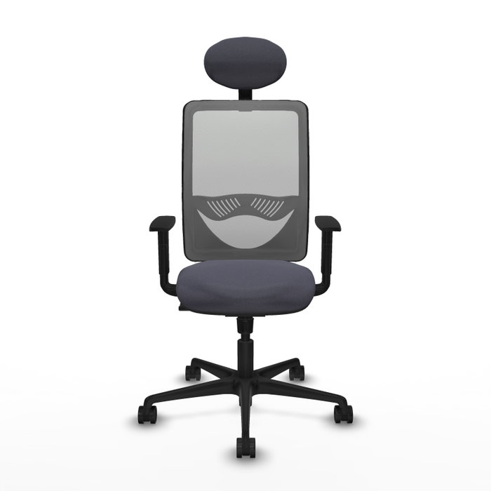 PIQUERAS Y CRESPO Silla de oficina Zulema con mecanismo Sincro, Gris PIQUERAS Y CRESPO Silla de oficina Zulema con mecanismo Sincro, Gris