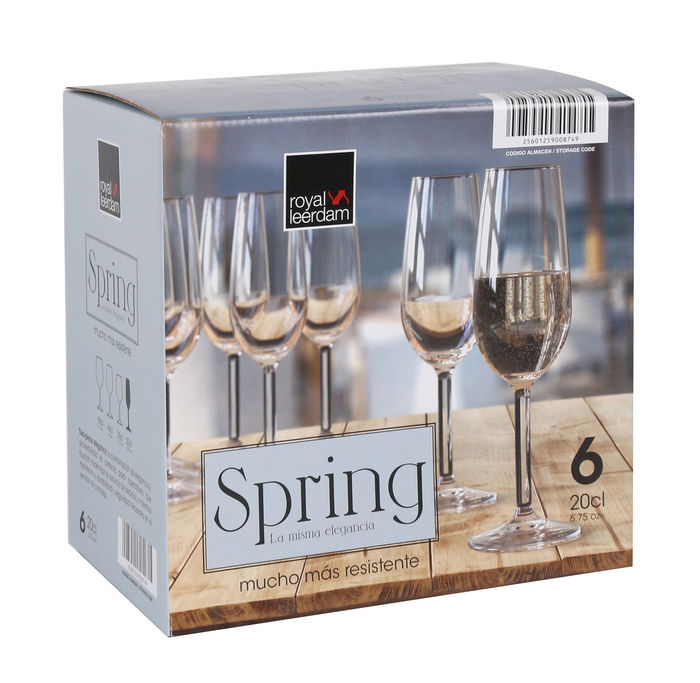 Royal Leerdam Copa Champagne Flauta 20 cl (6 Unidades)