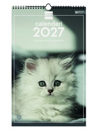 Finocam Calendario de Pared 2027 Gatetes en Catalán