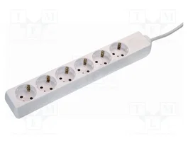AS SCHWABE Prolongador de alimentación blanco 1,4m