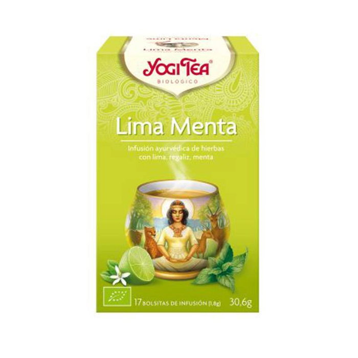 YOGI TEA Infusión Lima Menta 17 bolsitas