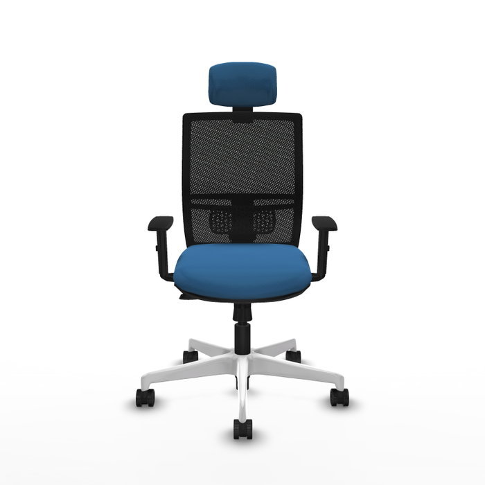 PIQUERAS Y CRESPO Silla de oficina Yunquera con mecanismo Sincro/Traslack Azul claro PIQUERAS Y CRESPO Silla de oficina Yunquera con mecanismo Sincro/Traslack Azul claro