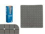 Berilo Alfombra Baño Antideslizante Cuadros Gris Peq 6 cm x 50 cm x 6 cm PVC (Set de 6)